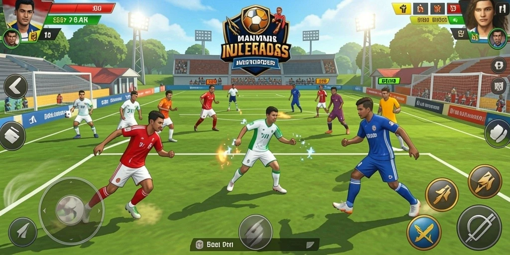 Screenshot 1: Menampilkan tampilan utama dengan pilihan permainan.
