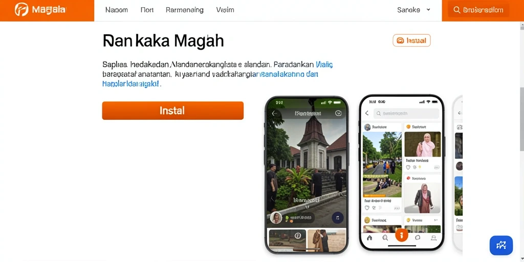 Tampilan menu utama yang menarik.