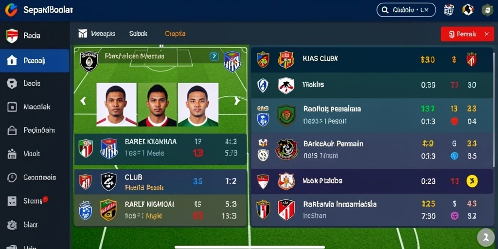 Tampilan antarmuka permainan yang menarik.