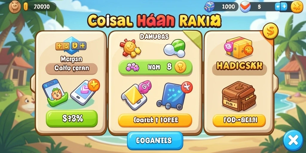 Antarmuka MAMIBET yang modern dan menarik.