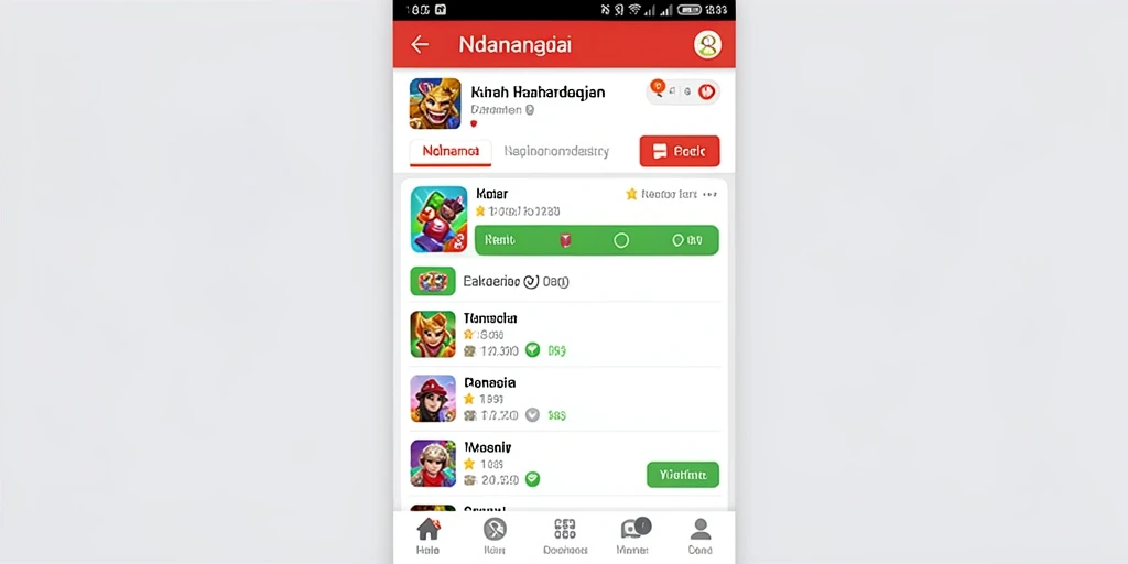 Tampilan awal yang menarik, mudah dinavigasi.