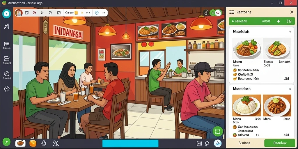 Tampilan karakter utama dalam aksi yang mendebarkan.
