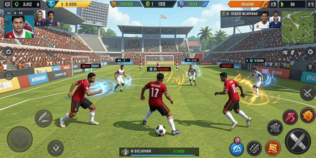 Tampilan awal yang menawan dengan grafis hidup.