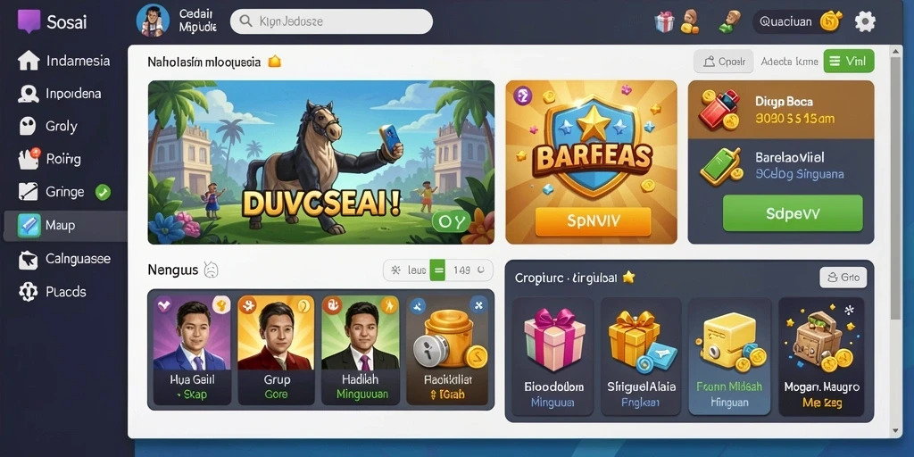 Tampilan antarmuka yang user-friendly dan menarik.