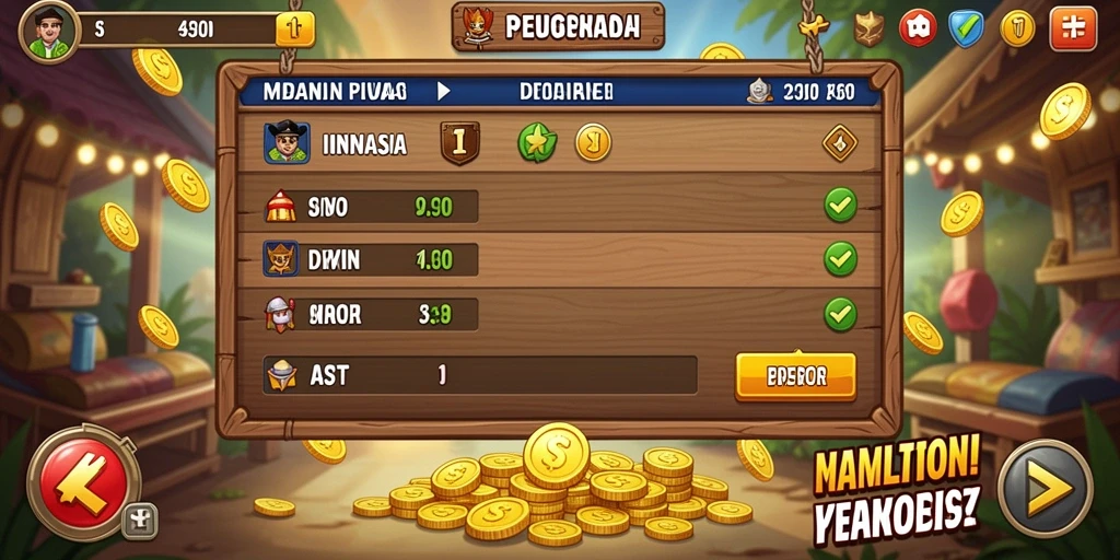 Tampilan antarmuka utama SPINLUCKY yang menarik.