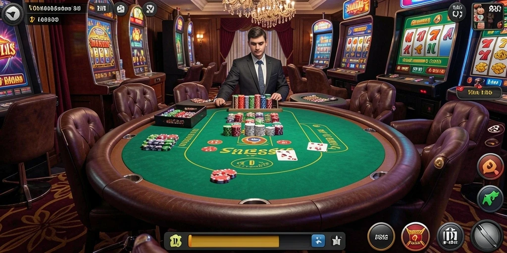 Tampilan awal game SVIPSIDN dengan antarmuka yang menarik.