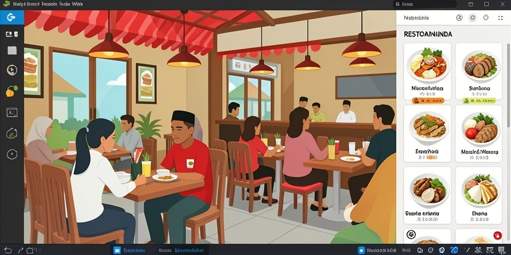 Tampilan antarmuka yang sederhana dan mudah dinavigasi.